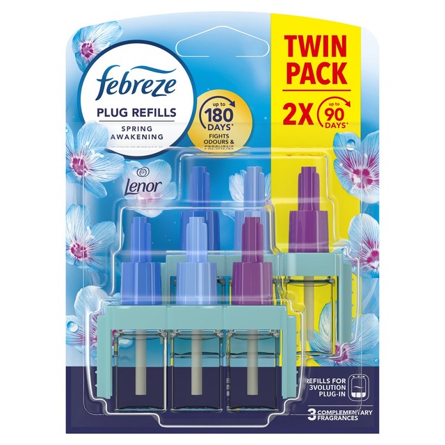 Febreze plug-in air freshener refill Spring Awakening 2 x 20ml - British product