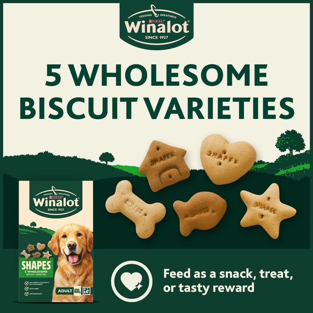 Winalot Shapes dog biscuits 800g (British brand)