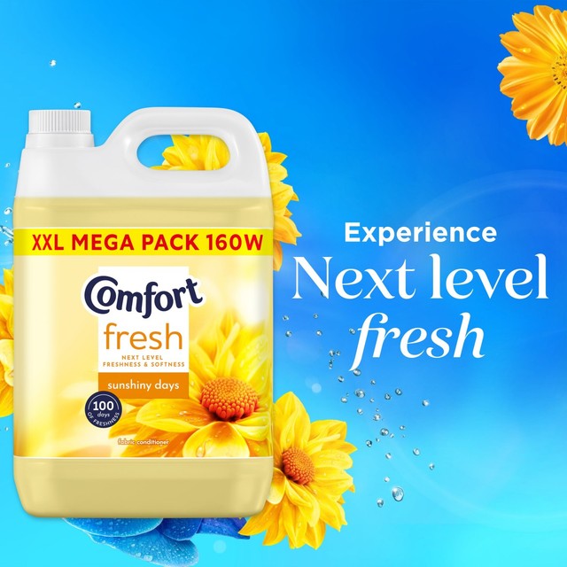 Comfort Sunshiny Days fabric conditioner 4800ml - British product