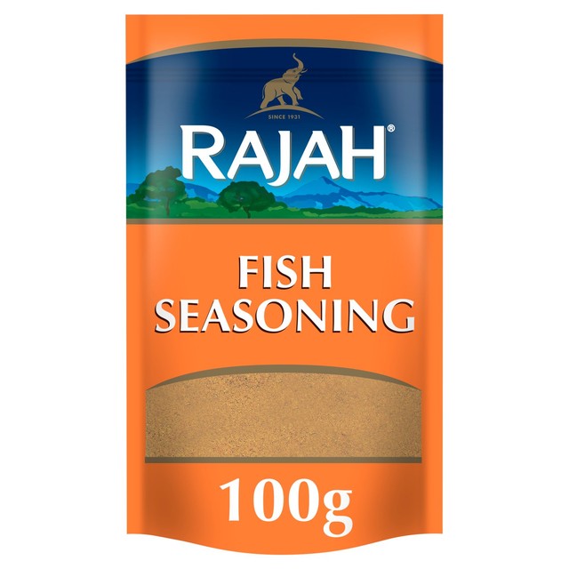 Rajah Fish Seasoning Powder Blend 100g, imported from the UK