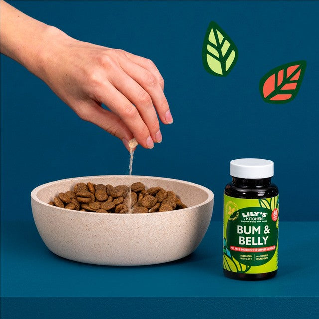 Lily's Kitchen Bum & Belly dog supplement 60 capsules, UK version