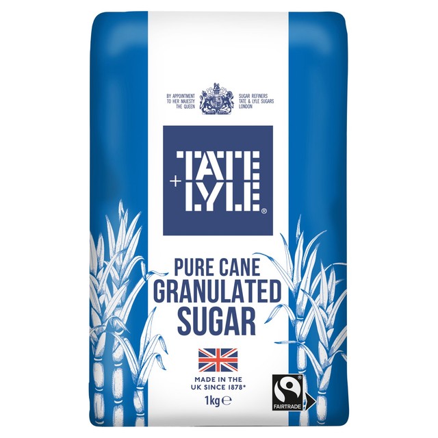 Tate & Lyle Fairtrade Granulated Sugar 1kg (British brand)