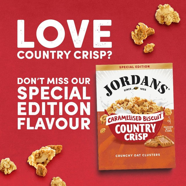 Jordans Country Crisp cereal 450g, imported from the UK