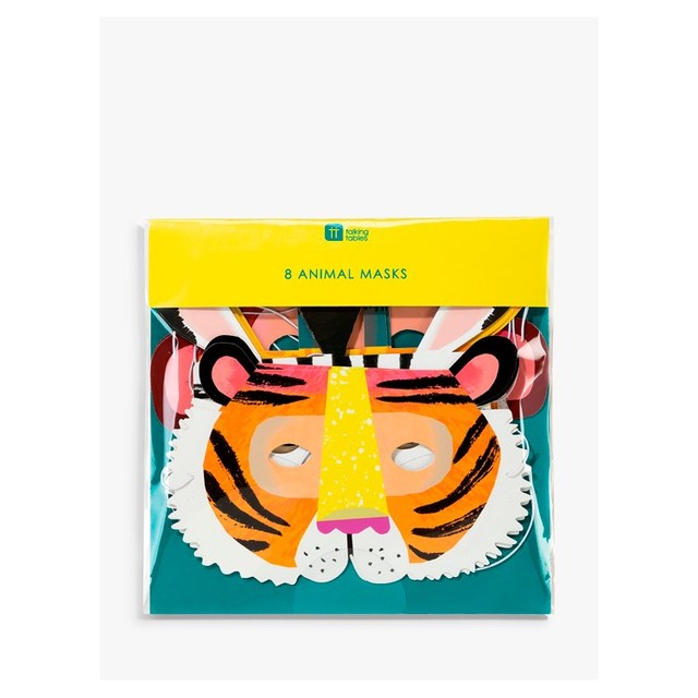 Talking Tables Kids Animal Masks 8 pack (British brand)