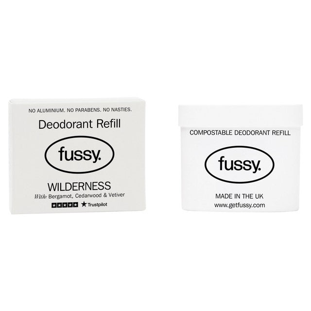Fussy Natural Deodorant Refill Wilderness 40g - British product