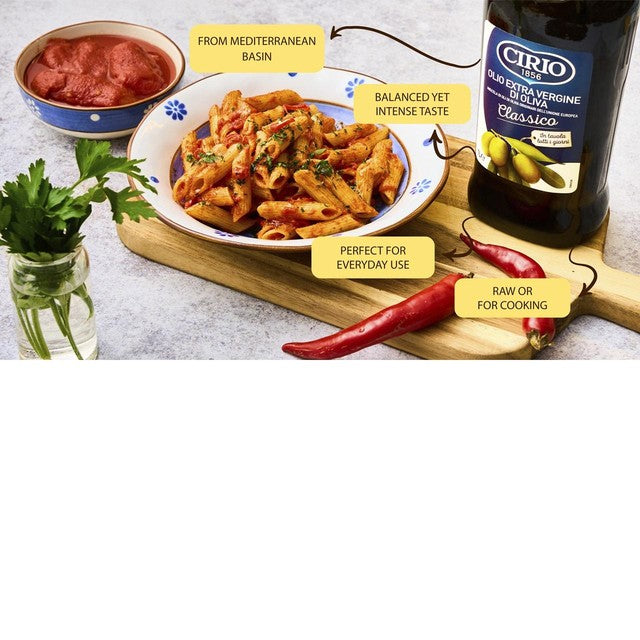 Cirio extra virgin olive oil Classico bottle (British brand)