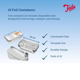 Tala foil container with lids 20cm (British brand)