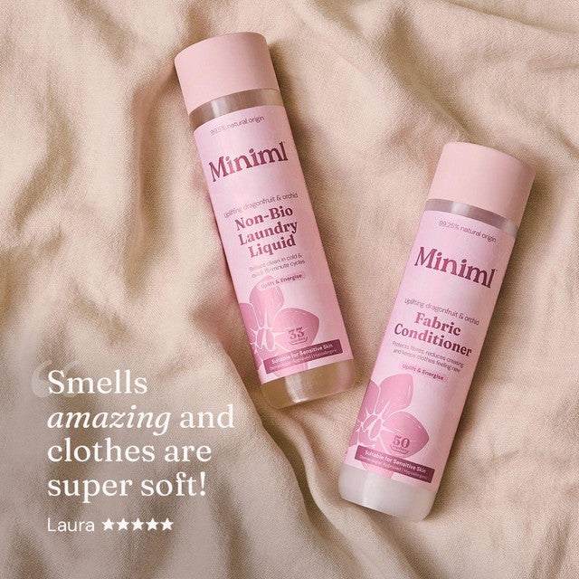Miniml Fabric Conditioner Pink Dragonfruit & Orchid 5L, imported from the UK