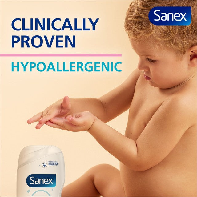 Sanex Zero% Fragrance Free Baby Bath and Shampoo 450ml (British brand)