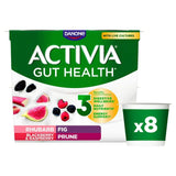 Activia Rhubarb Fig Prune  Blackberry Raspberry Multipack Yogurt 8 x 115g