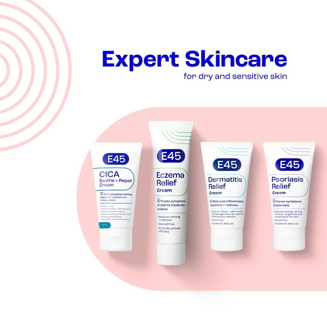E45 Cica Soothe & Repair cream (British brand)