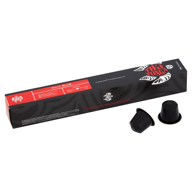 Tiki Tonga Blend No.12 coffee capsules 10 pack (British brand)