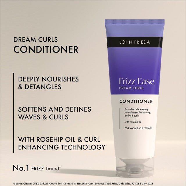 John Frieda Dream Curls Conditioner, UK version