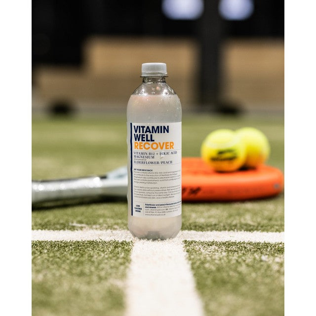 Vitamin Well elderflower and peach flavoured vitamin water 500ml (British brand)
