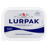 Lurpak Slightly Salted Spreadable Butter, imported from the UK