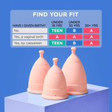 Mooncup Beginner menstrual cup Size B, imported from the UK