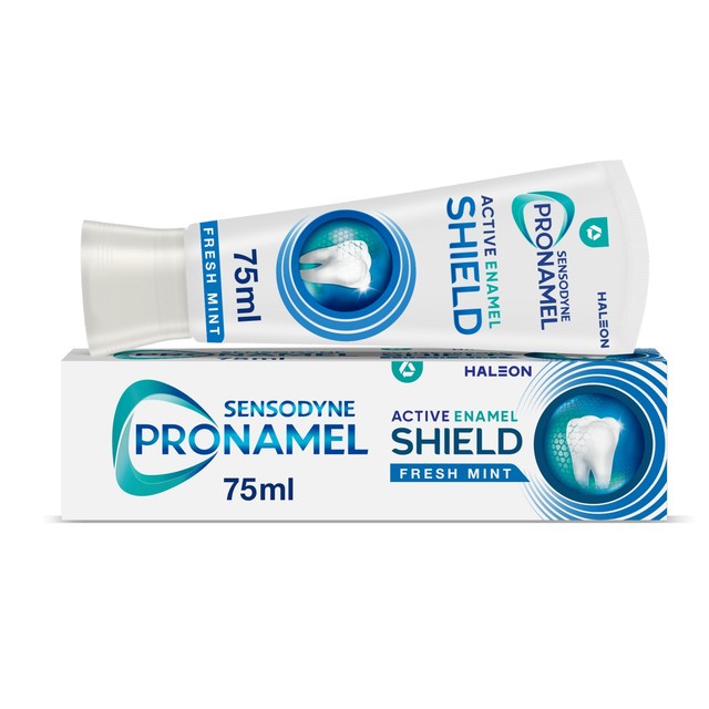 Sensodyne Pronamel Active Enamel Shield Fresh Mint toothpaste 75ml (British brand)