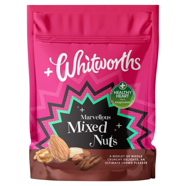 Whitworths mixed nuts medley, imported from the UK