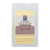 M&S Smoky Mature Cheddar Slices 160g, imported from the UK