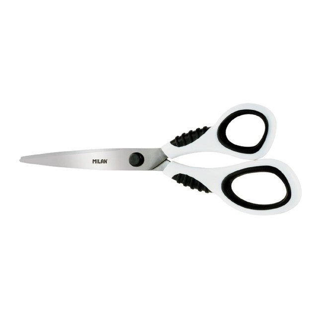 Milan white office scissors 20.5cm, imported from the UK