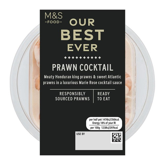 M&S prawn cocktail 240g, imported from the UK