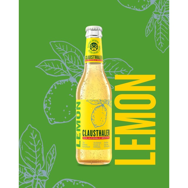 Clausthaler Lemon Citrus Radler alcohol-free shandy 330ml - British product