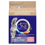 Purina One salmon dry cat food 3kg, imported from the UK