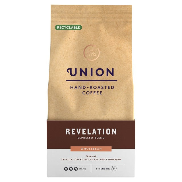 Union Hand-Roasted Revelation Espresso Coffee 200g (British brand)