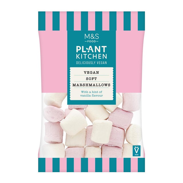 M&S vanilla flavoured marshmallows 140g, imported from the UK