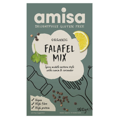 M&S Amisa Organic Gluten Free Falafel Mix 160g- Buy online at McGrocer