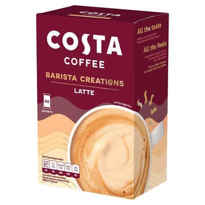 Sachets de café Costa Latte 6 sachets