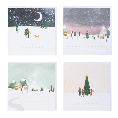 Sainsburys Habitat Square Animated Winter Scenes 24pk- Buy online at McGrocer
