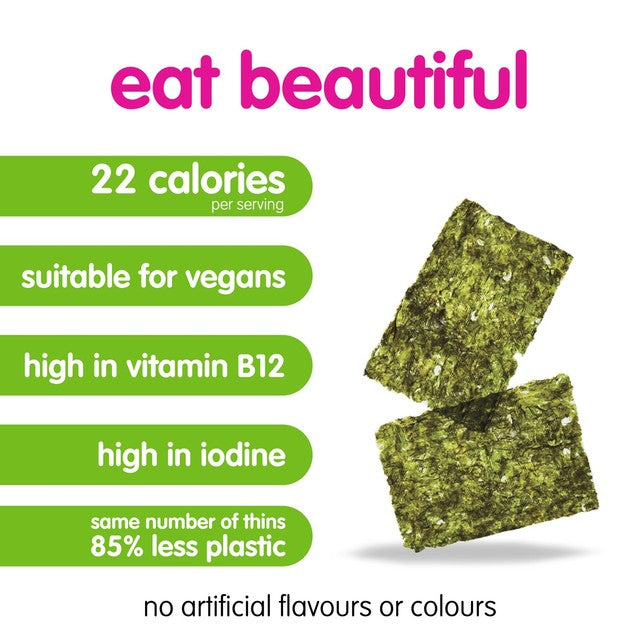 Itsu Wasabi Seaweed Thins 4 x 5g multipack, UK version