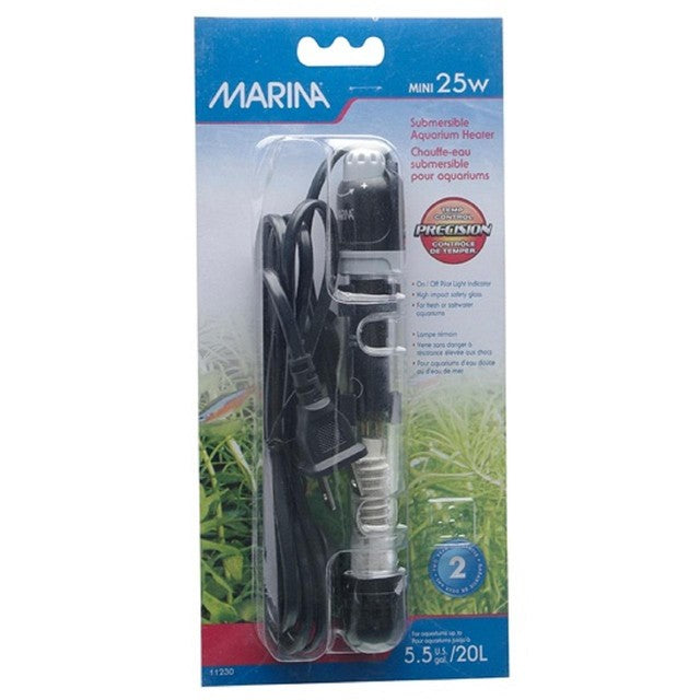 Marina submersible mini heater 25W for aquarium - British product
