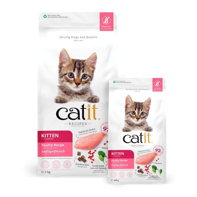 Catit Recipes kitten dry food poultry, UK version