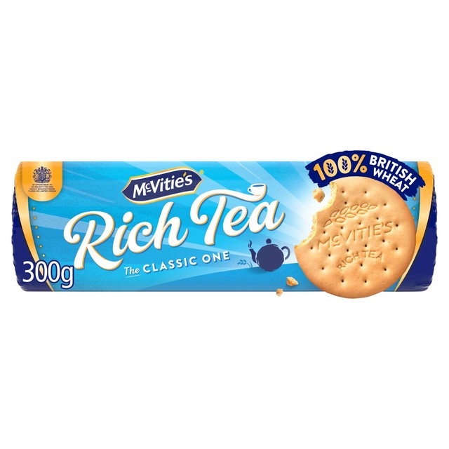 McVitie's Rich Tea Classic Biscuits 300g, imported from the UK