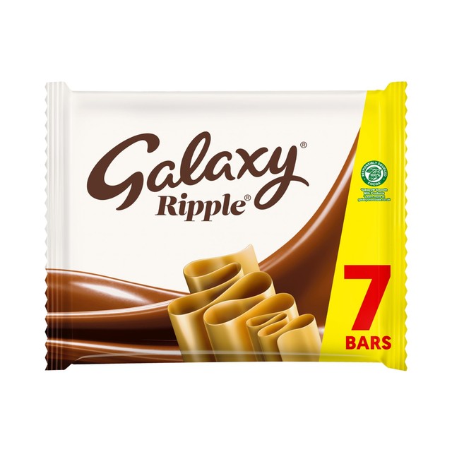 Galaxy ripple milk chocolate bars multipack 7x30g, UK version
