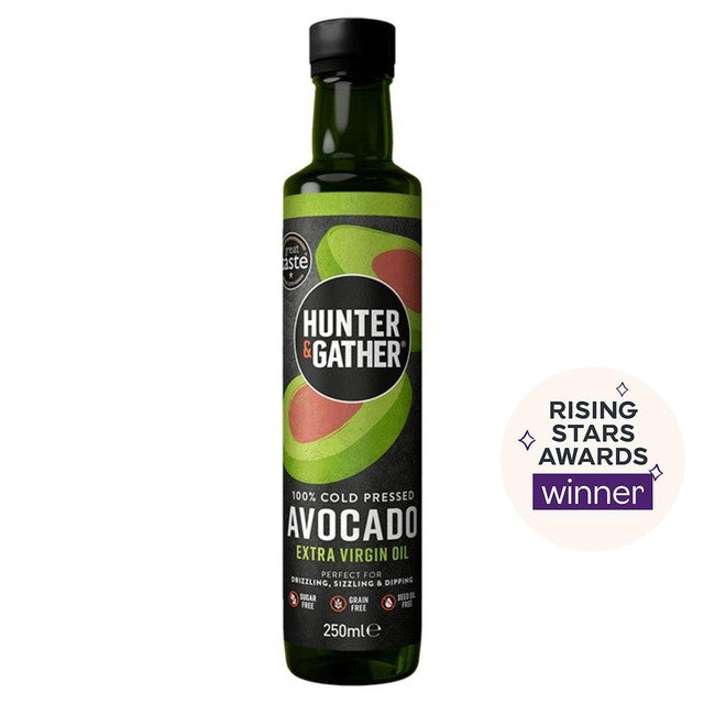 Hunter & Gather cold pressed extra virgin avocado oil 250ml - British product