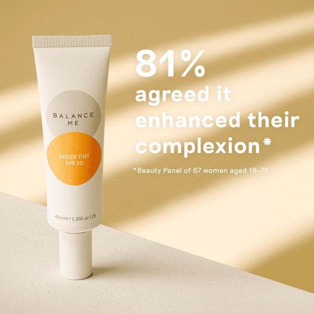Balance Me Sheer Tint SPF30 tinted moisturiser 40ml - British product