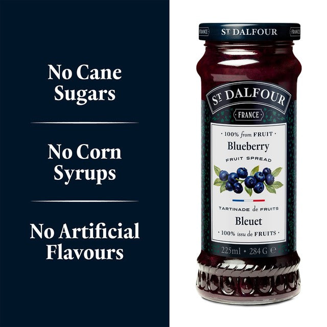 St Dalfour Blueberry Spread 284g - British product