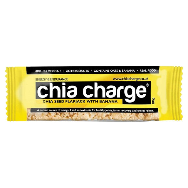 Chia Charge banana chia seed flapjack 80g - British product