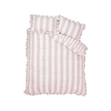 Catherine Lansfield seersucker frill duvet set super king, UK version