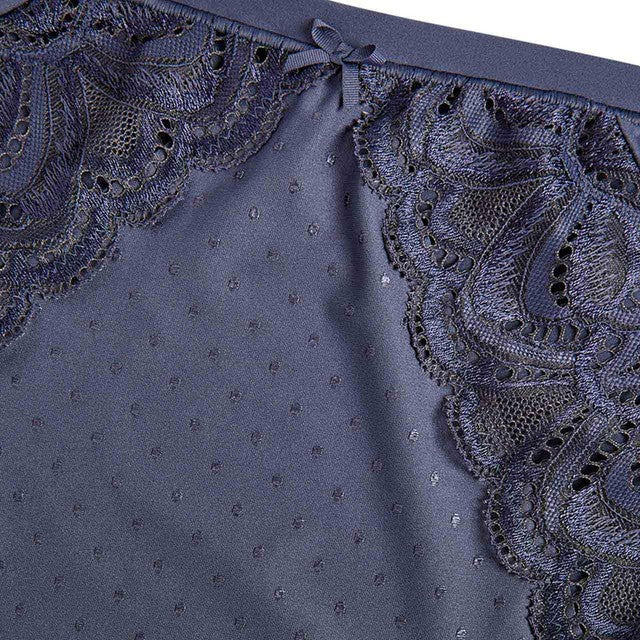 M&S Amelia Lace Full Briefs Thunder Size 10 - British product