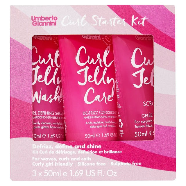Umberto Giannini curl starter kit 3 x 50ml (British brand)