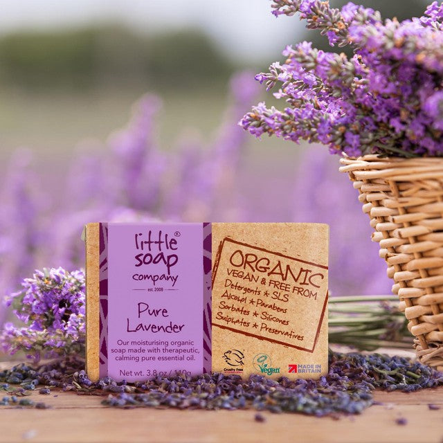Little Soap Company lavender bar soap 110g, UK version