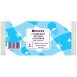 Ocado non scratch finger grip sponge scourers pack of 6, imported from the UK