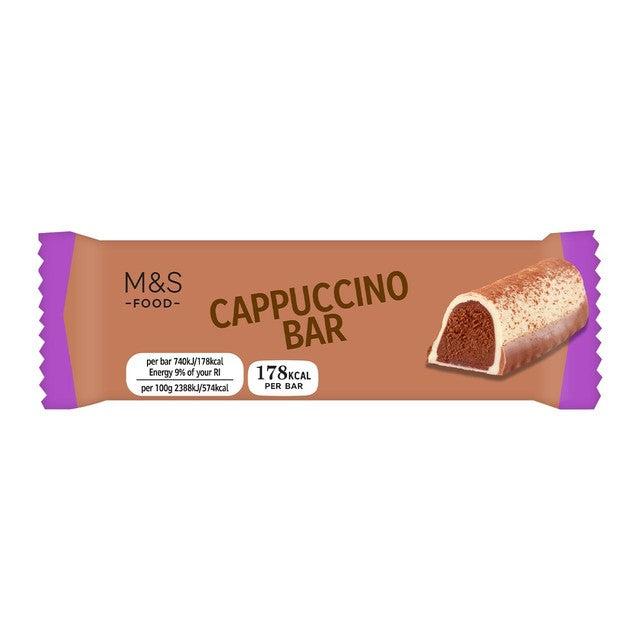 M&S Cappuccino chocolate bar 31g, imported from the UK