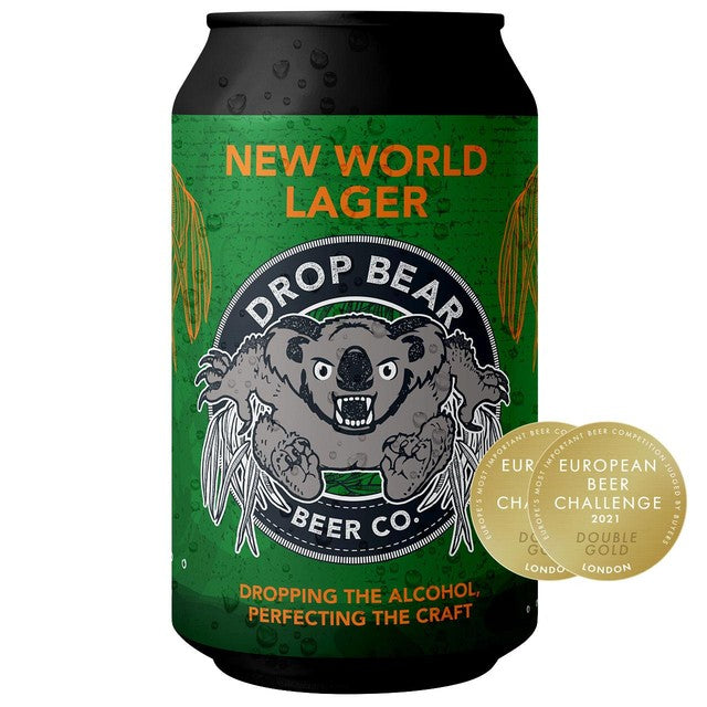 Drop Bear Beer New World Lager 330ml - British product
