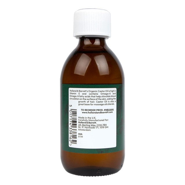 Holland & Barrett castor oil 250ml, UK version