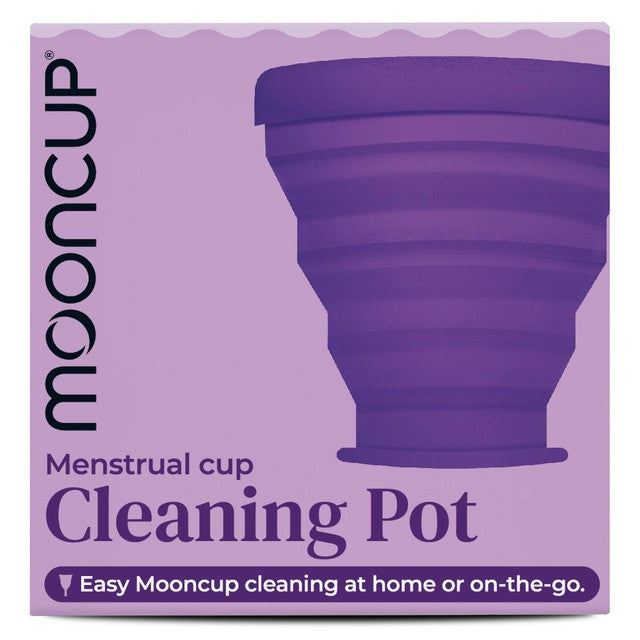 Mooncup menstrual cup cleaning pot, imported from the UK
